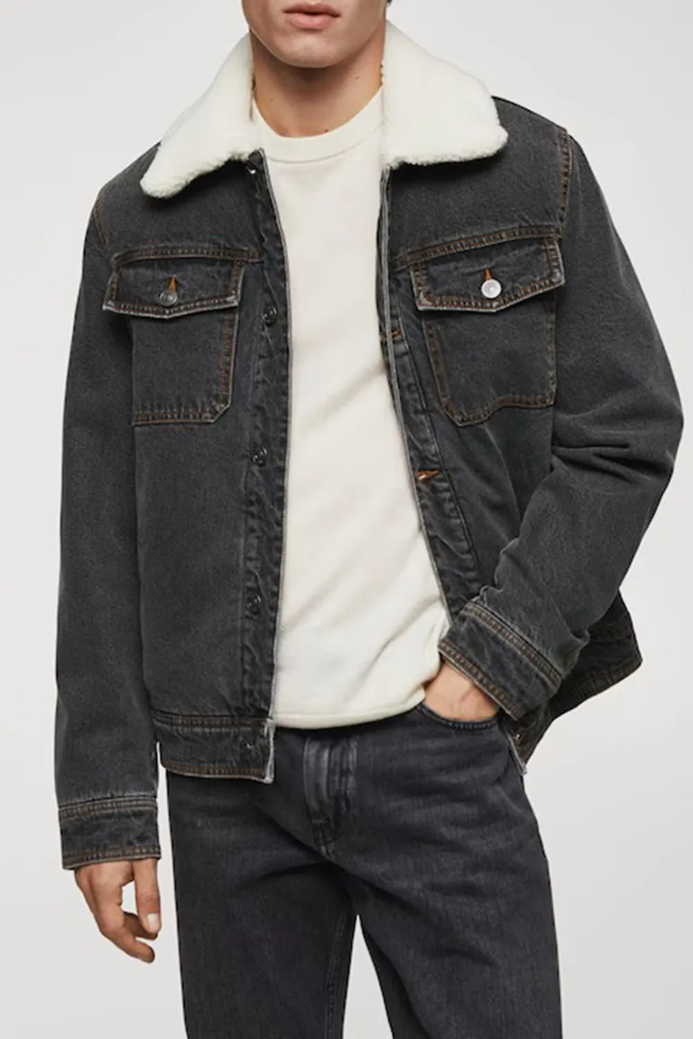 Denim Style Cotton Fabric Jacket