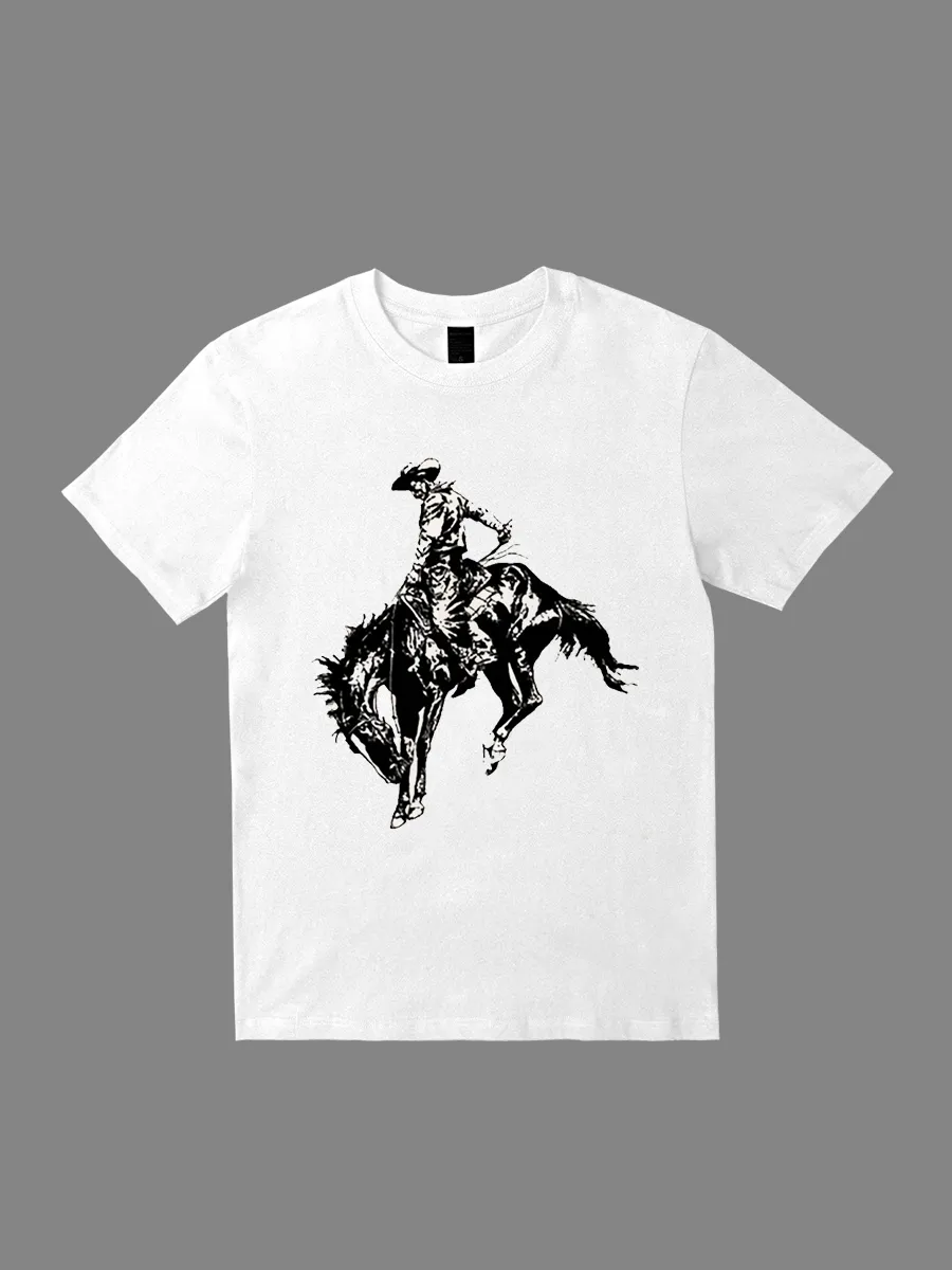 Wild West Racing Knight Graphic T-shirt