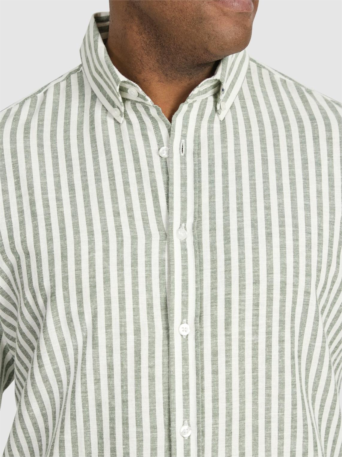 BLUE HOLIDAY STRIPE LINEN SHIRT