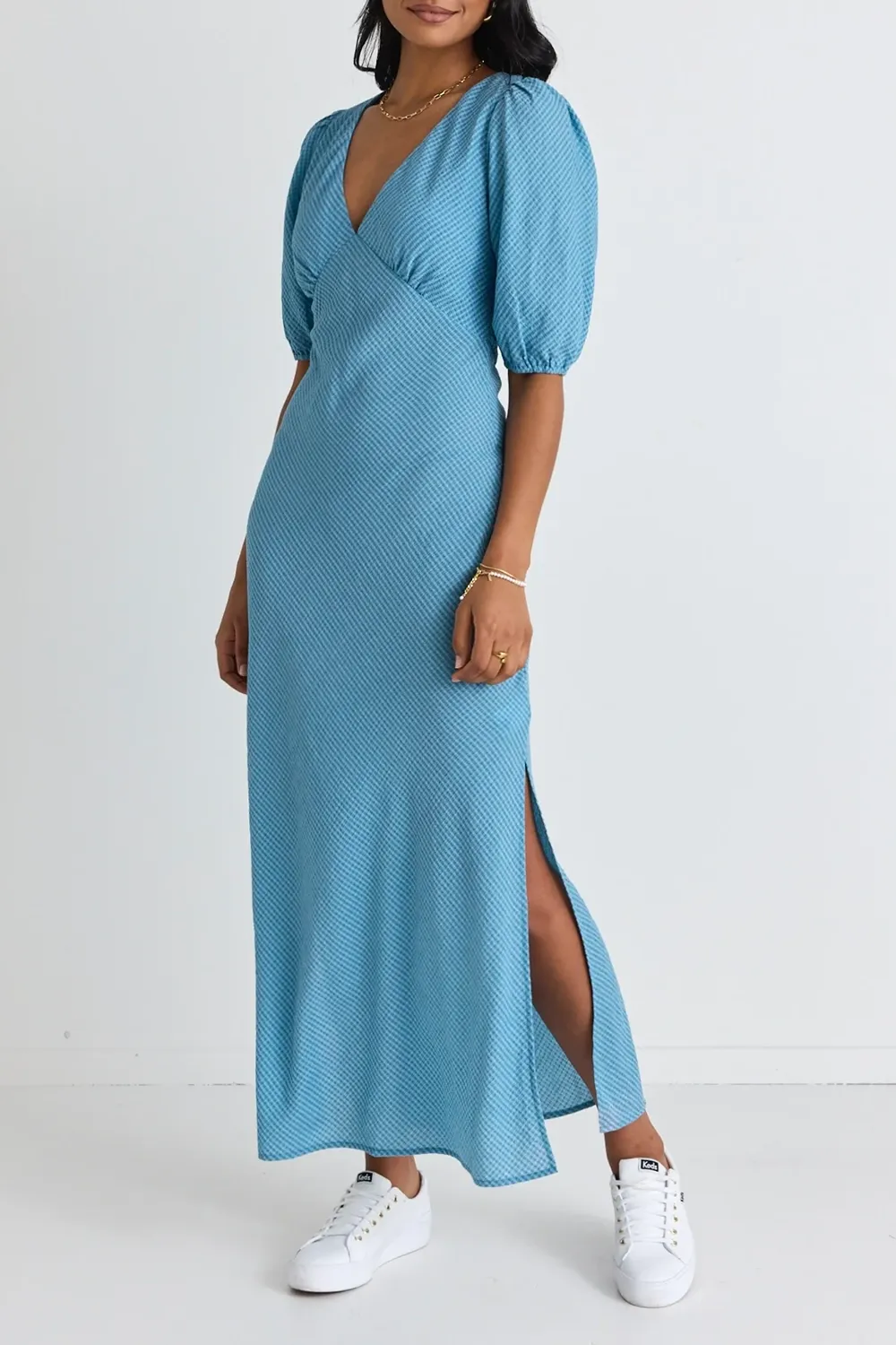 Amora Sky Midi Dress