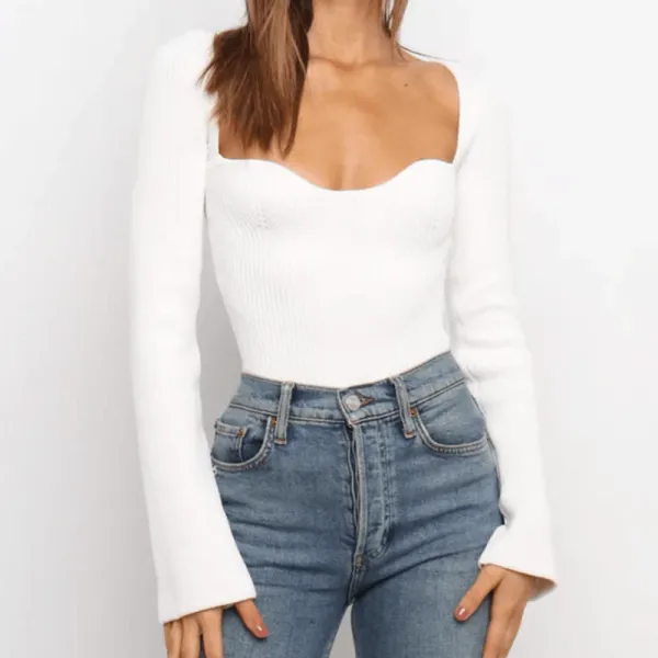 Wibke Knitted Long Sleeve Top