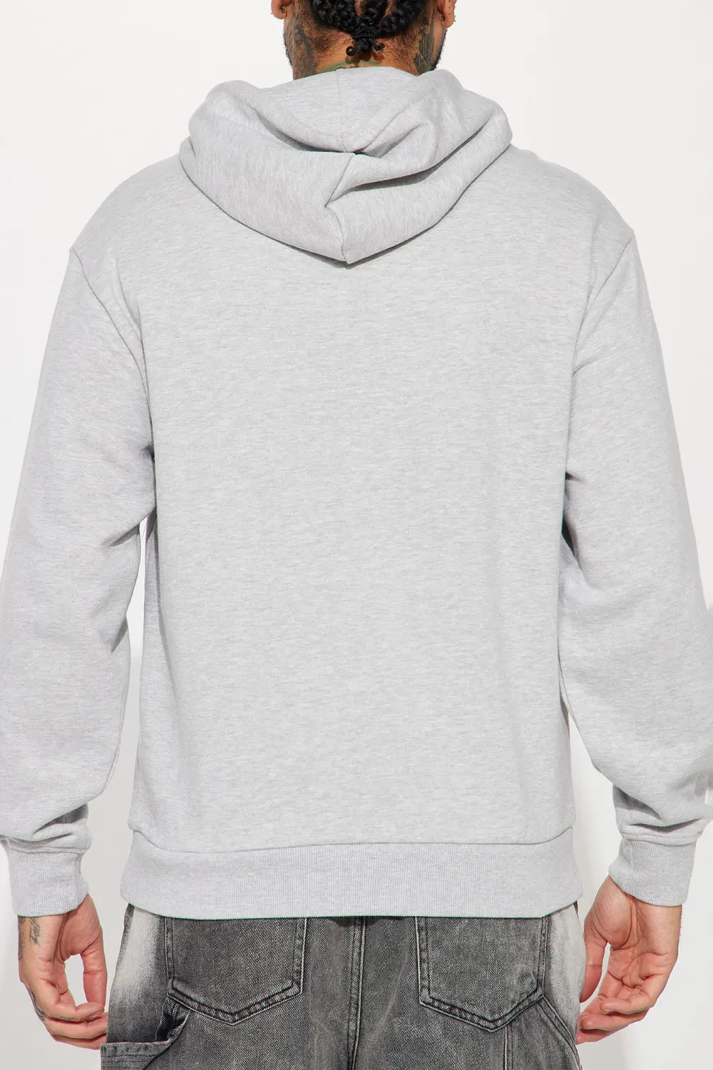 Slight Stretch Tyson Hoodie - Heather Grey