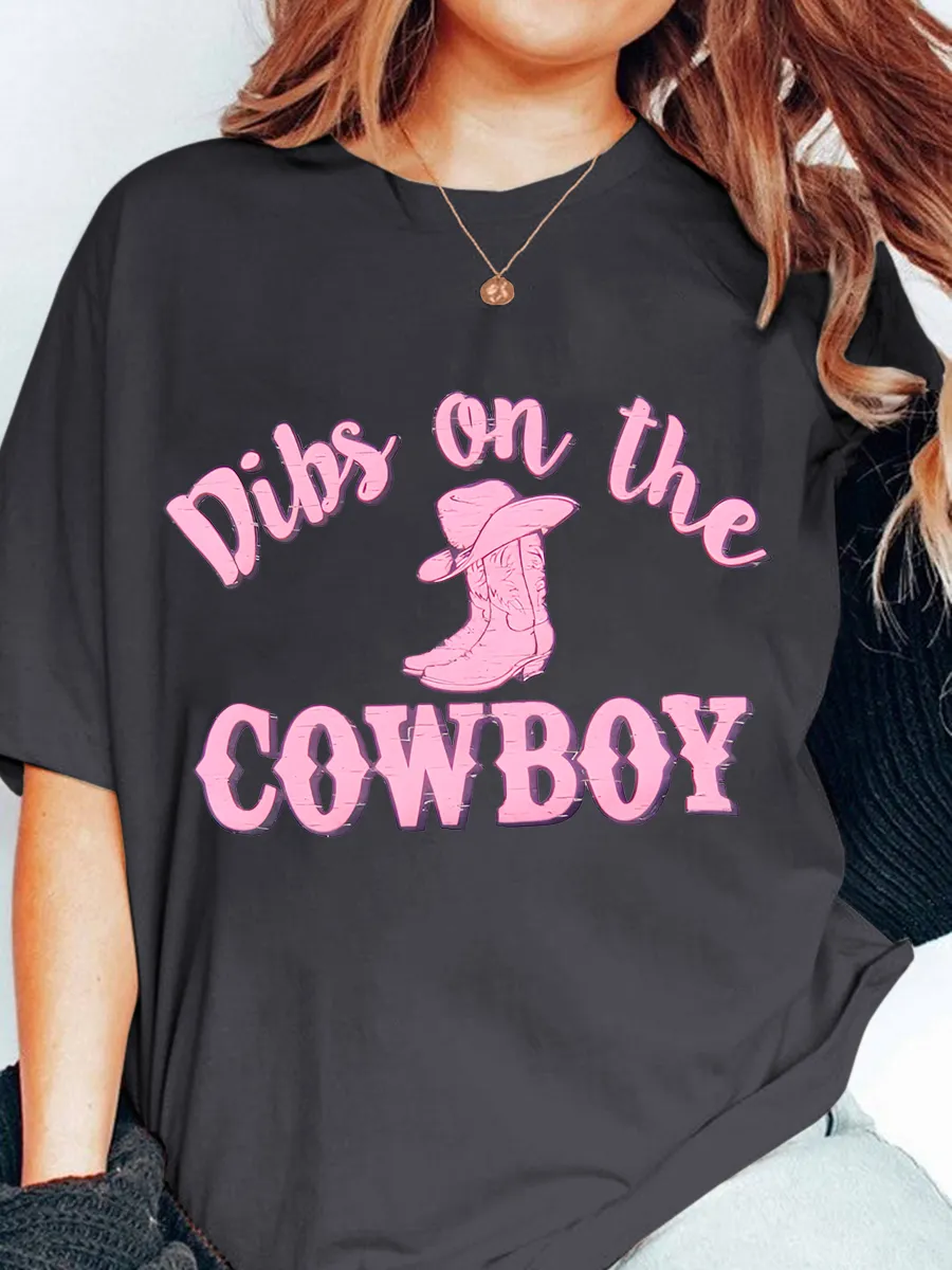 Dibs On The Cowboy Tee