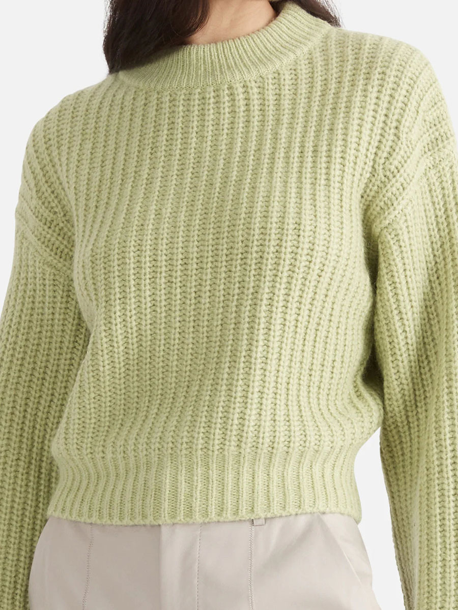 ENA PELLY MAX OPEN BACK KNIT SWEATER