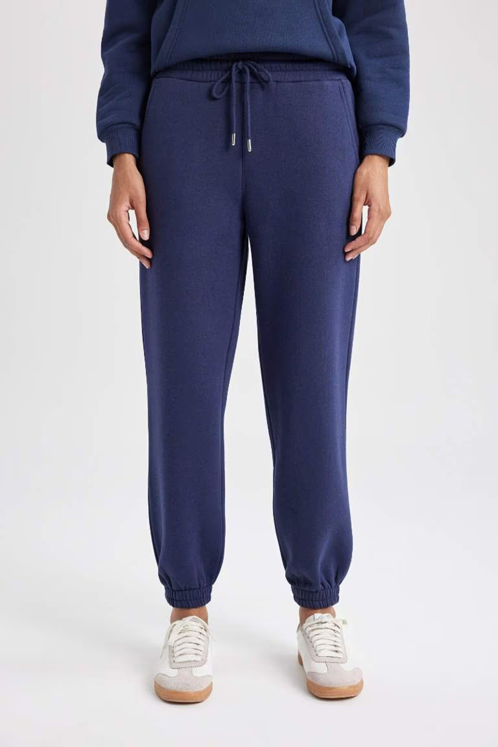 jogger With Pockets Thick Sweatshirt Fabric Trousers