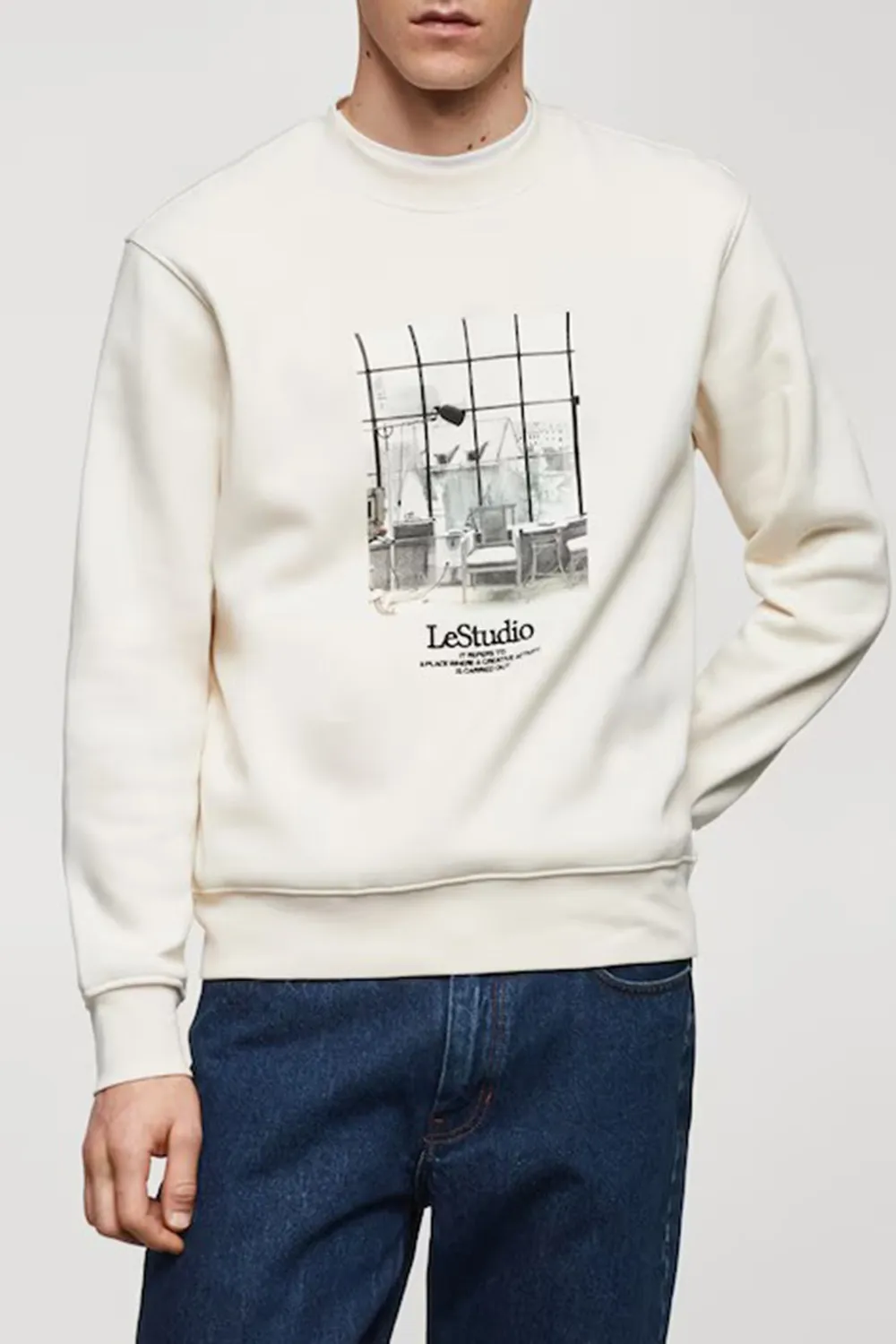 Printed picture sweatshirt