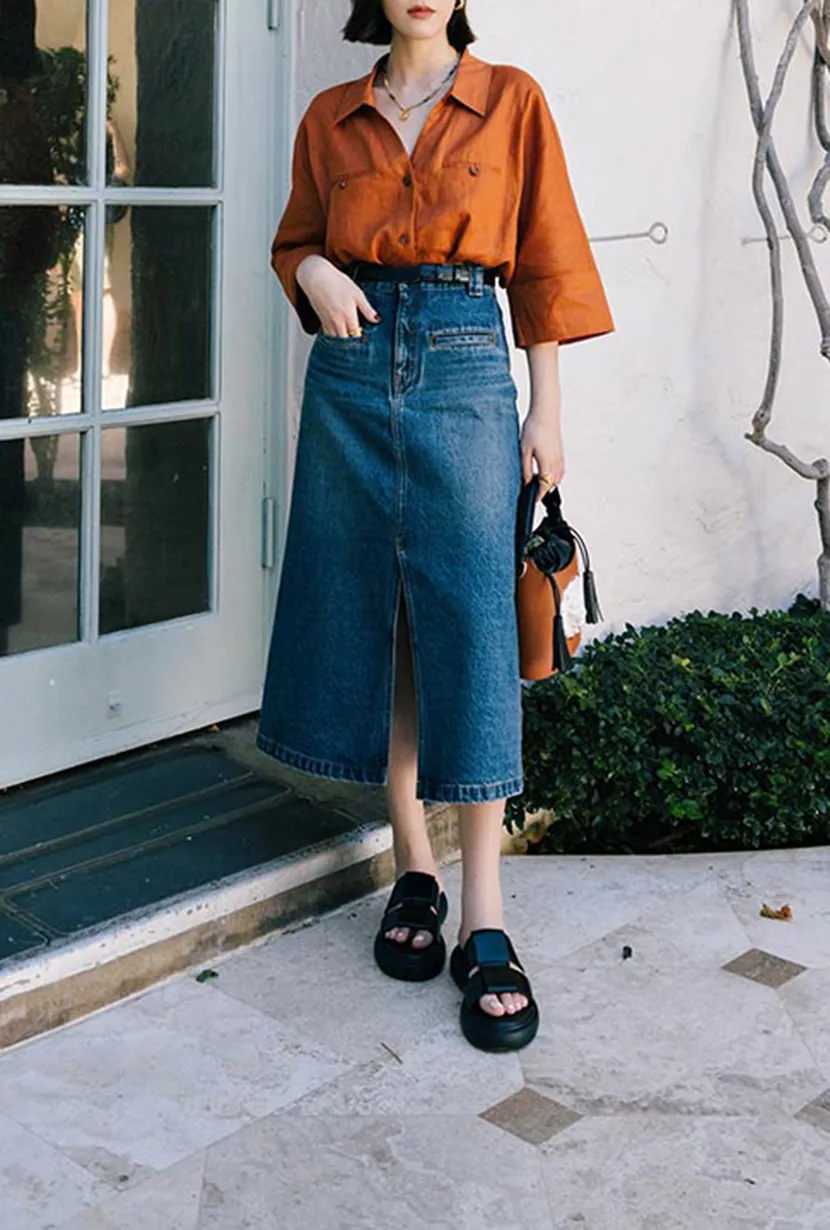 Pippa Denim Skirt