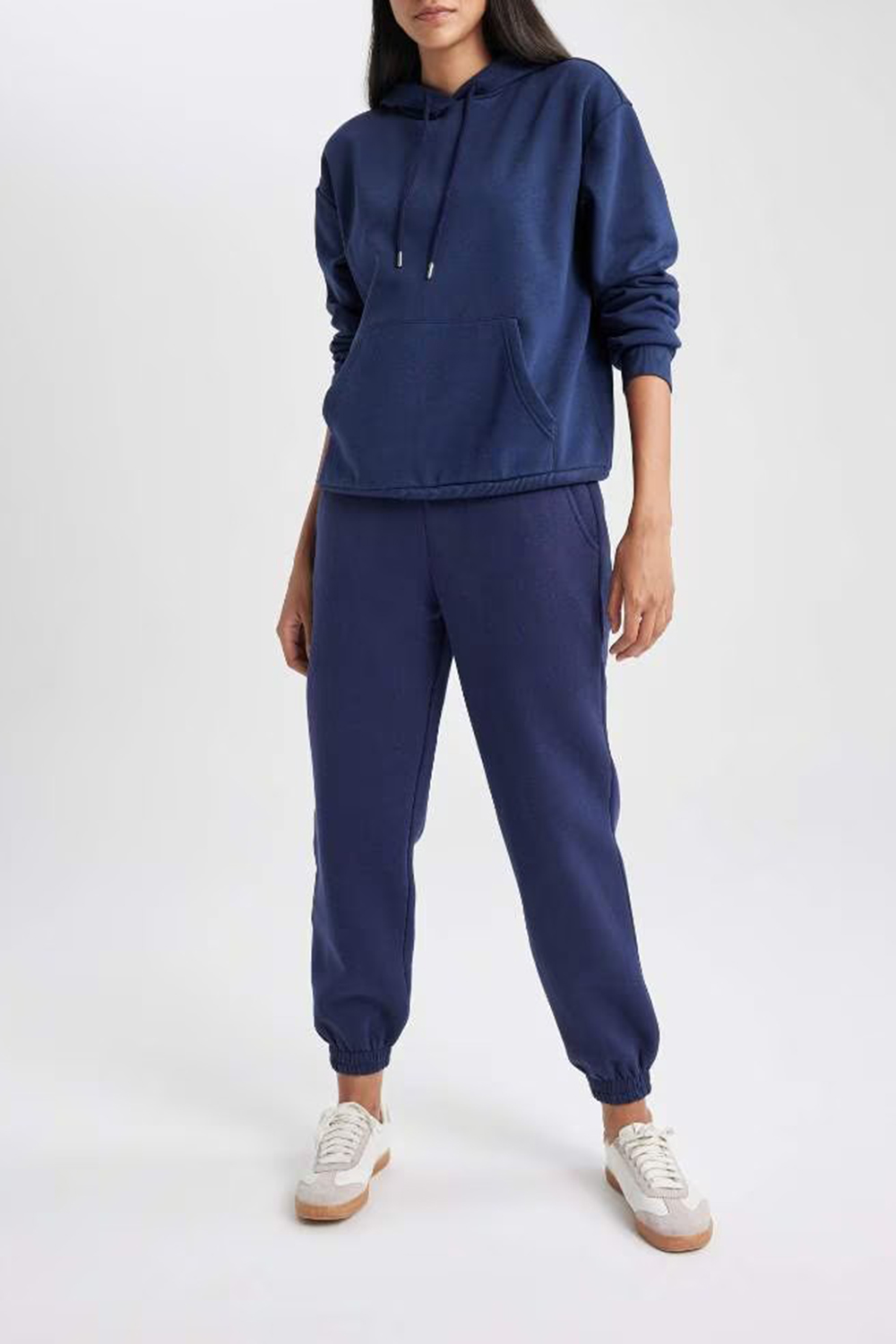 jogger With Pockets Thick Sweatshirt Fabric Trousers