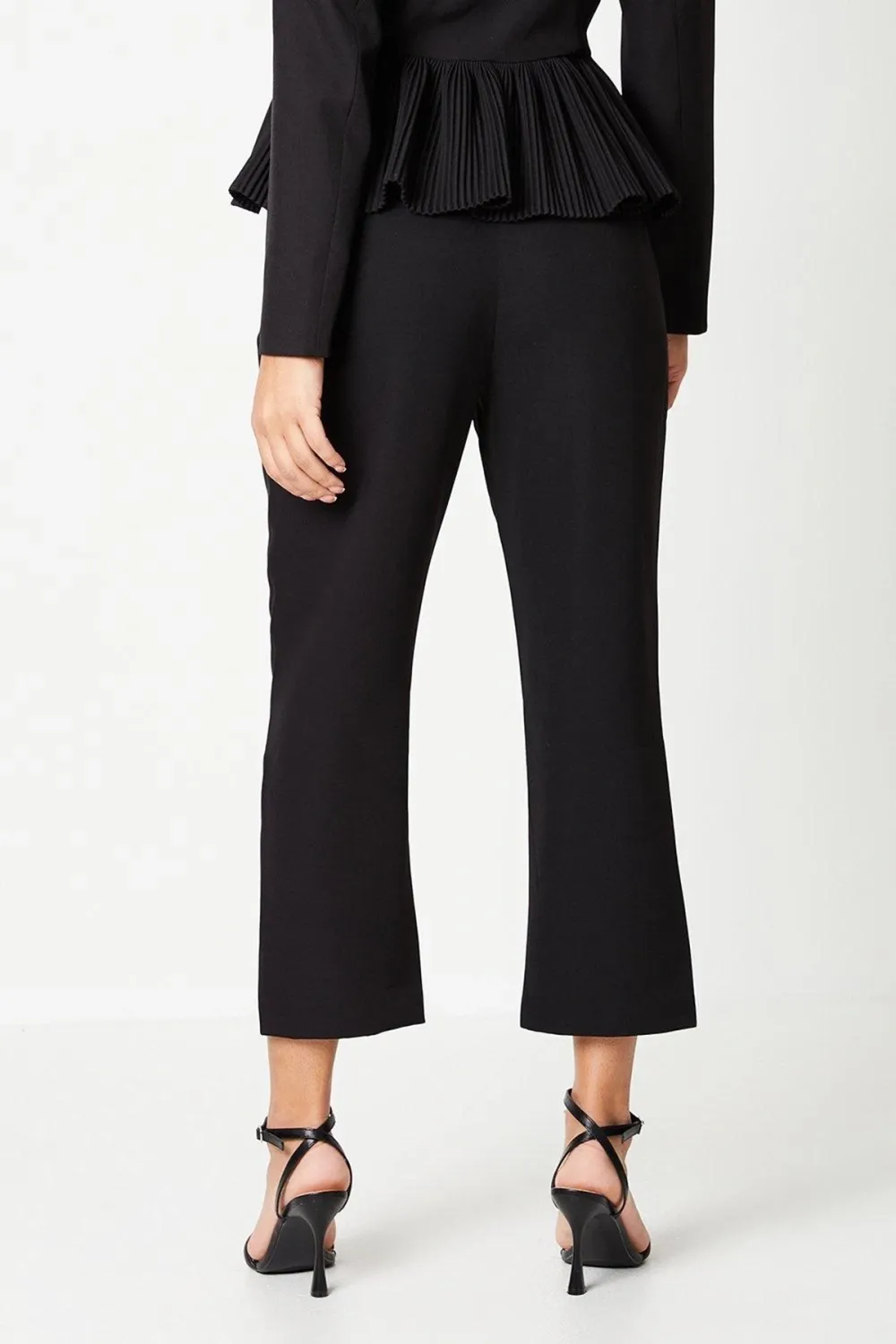 7/8 Split Front Slim Trouser