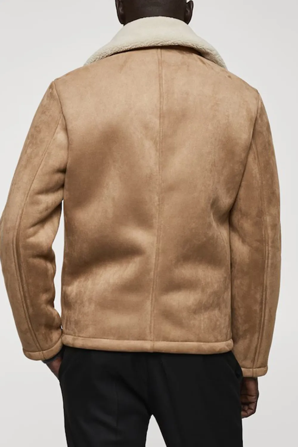 Shearling-lined jacket