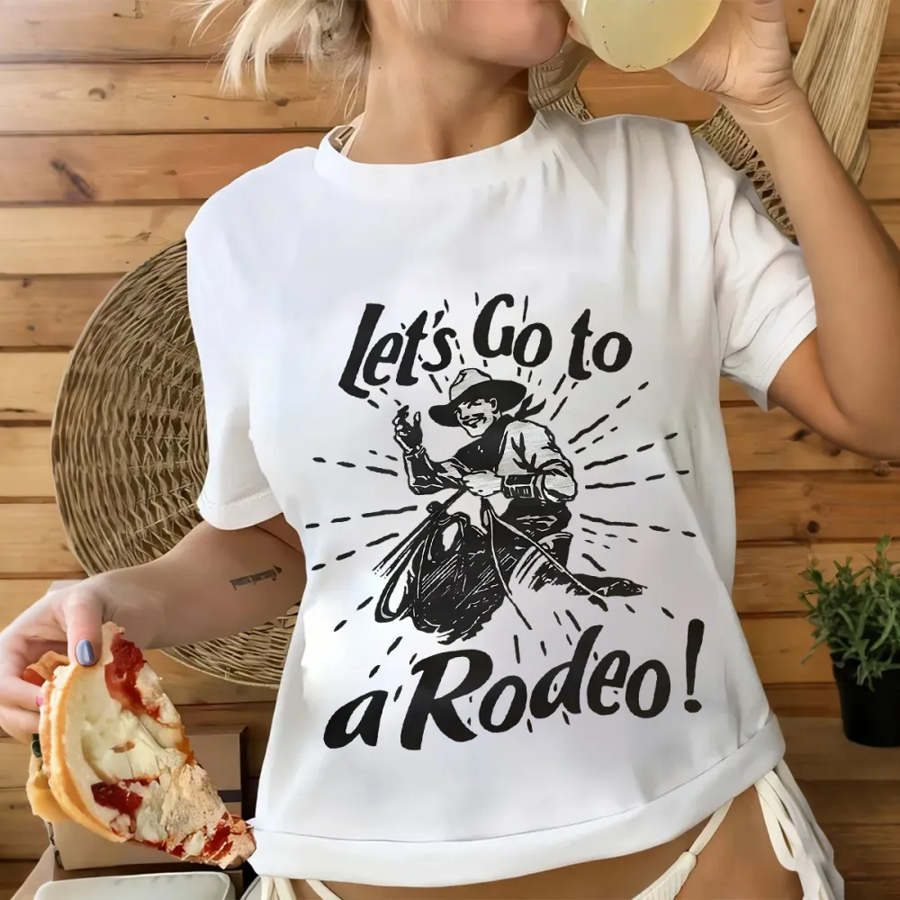 Let's Go To A Rodeo Graphic Tee