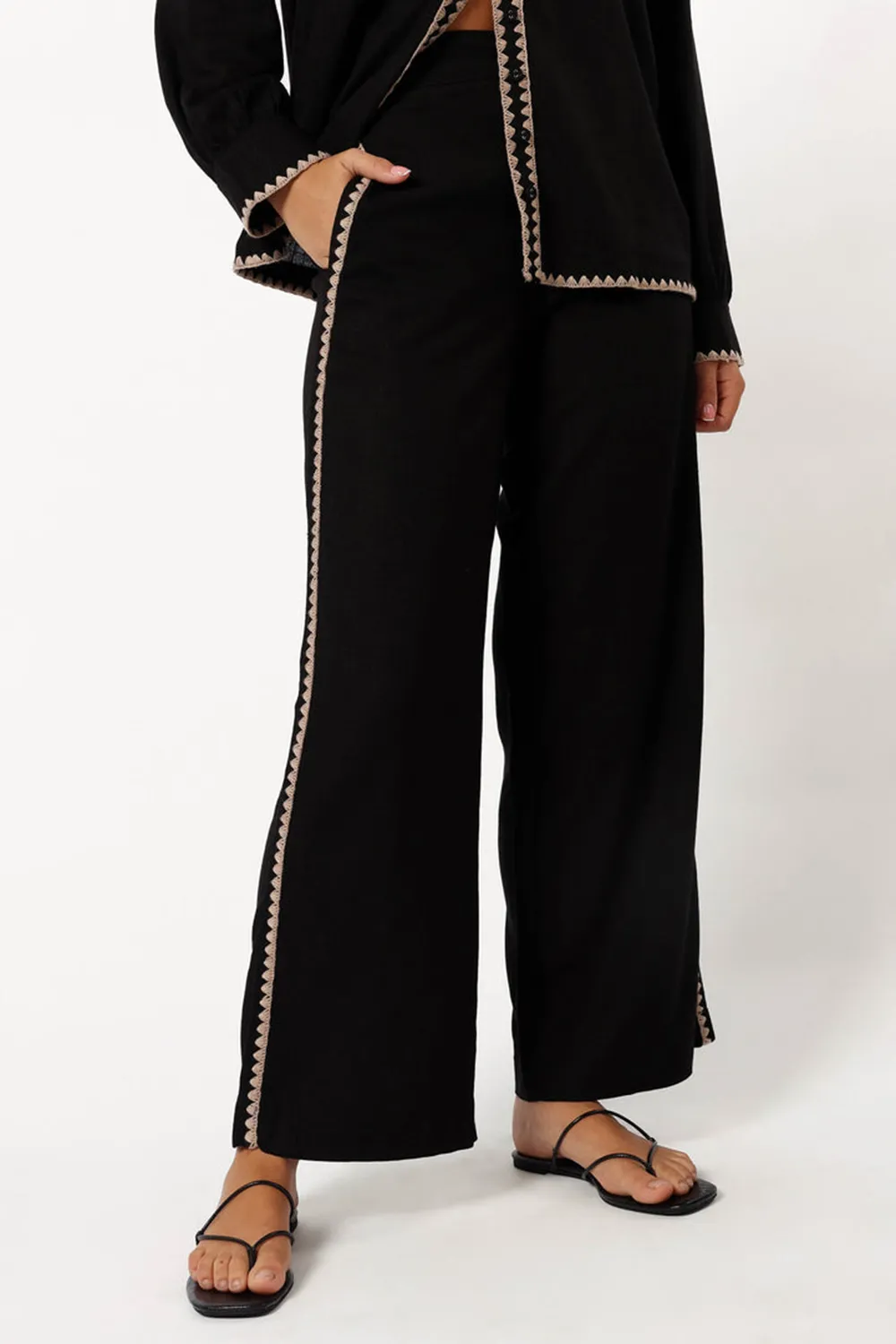 CALYSE PANTS - BLACK