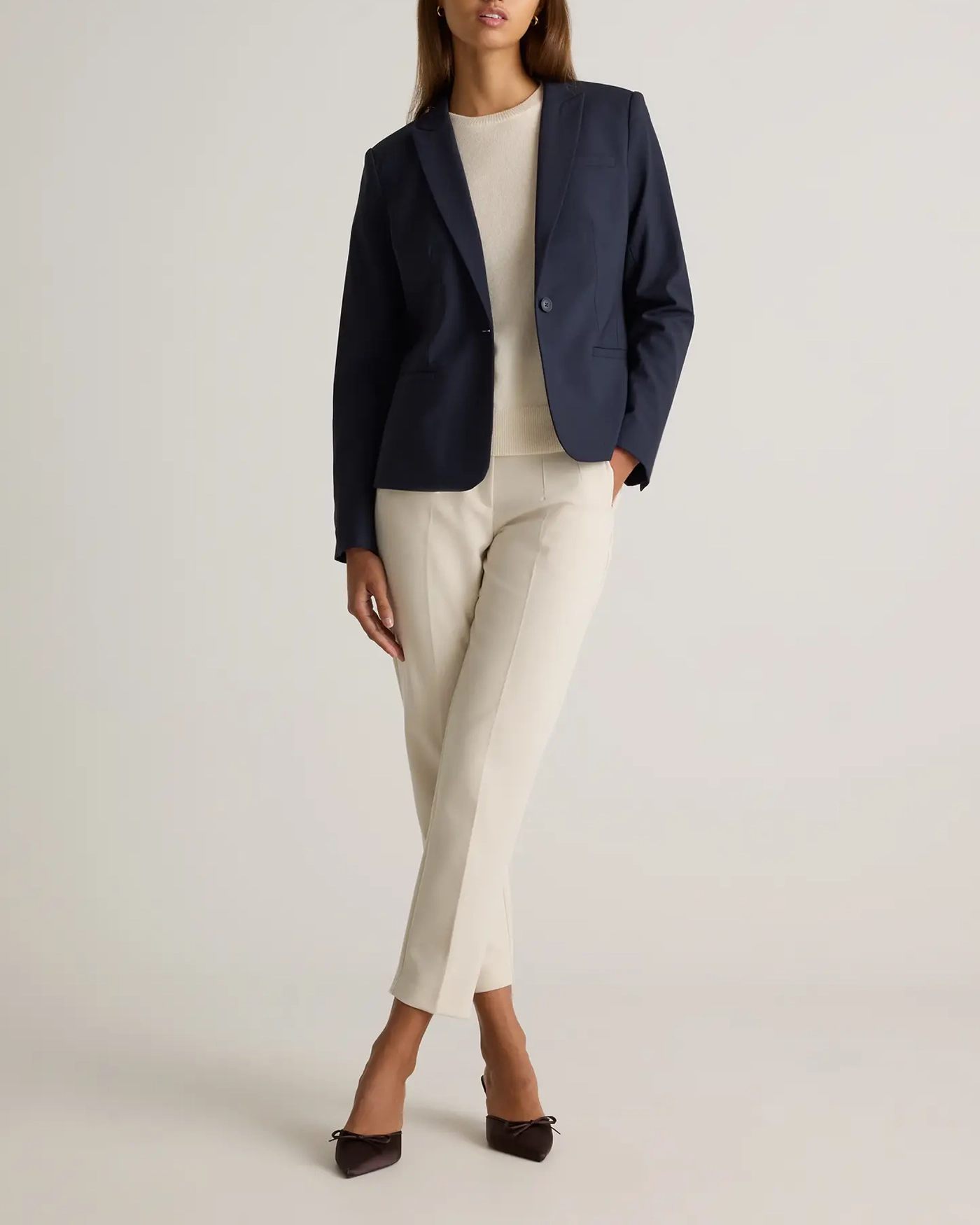 Italian Wool Tailored Blazer