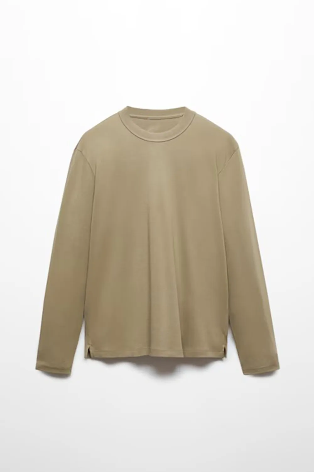 Light Fabric Long-Sleeved T-Shirt