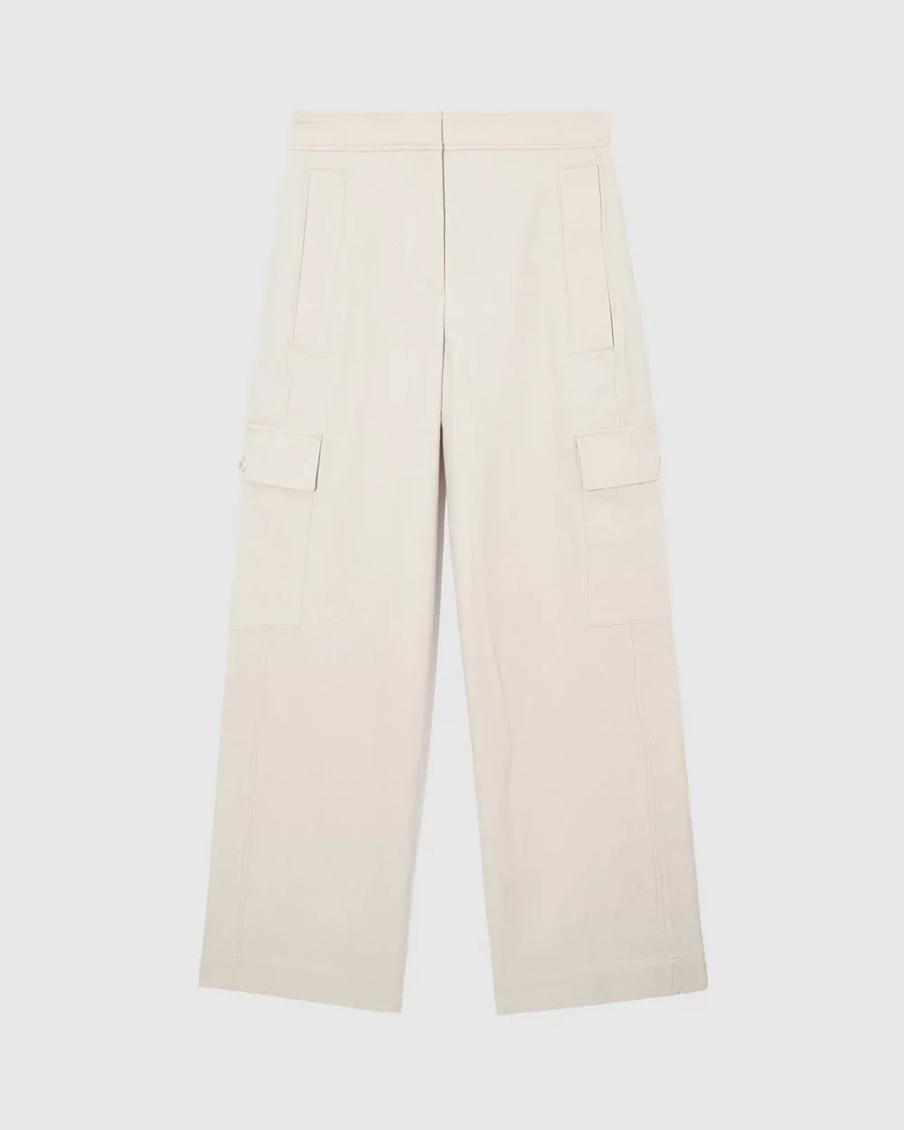 Wide-Leg Cargo Pants