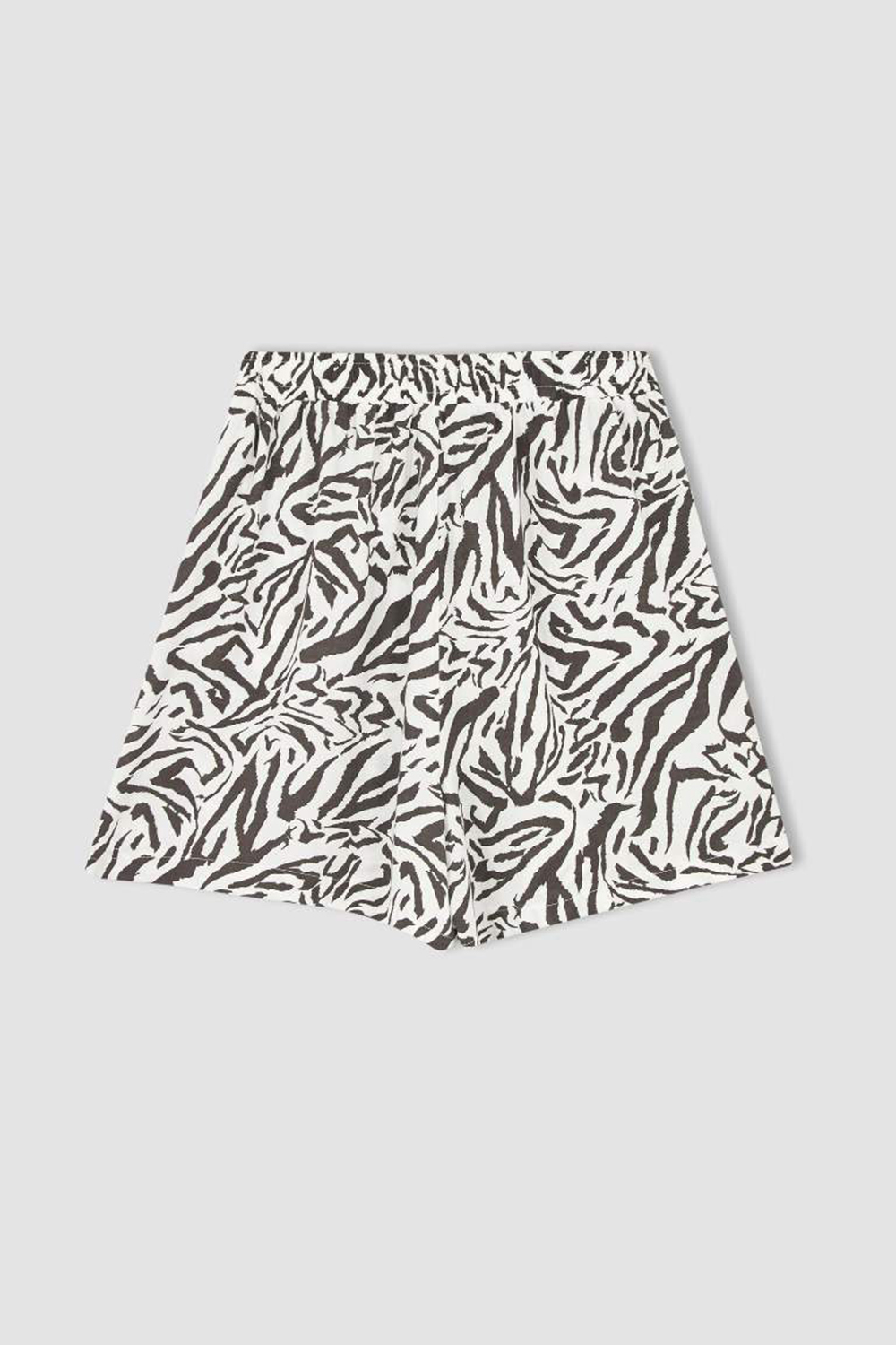 Relax Fit Viscose Printed Normal Waist Shorts