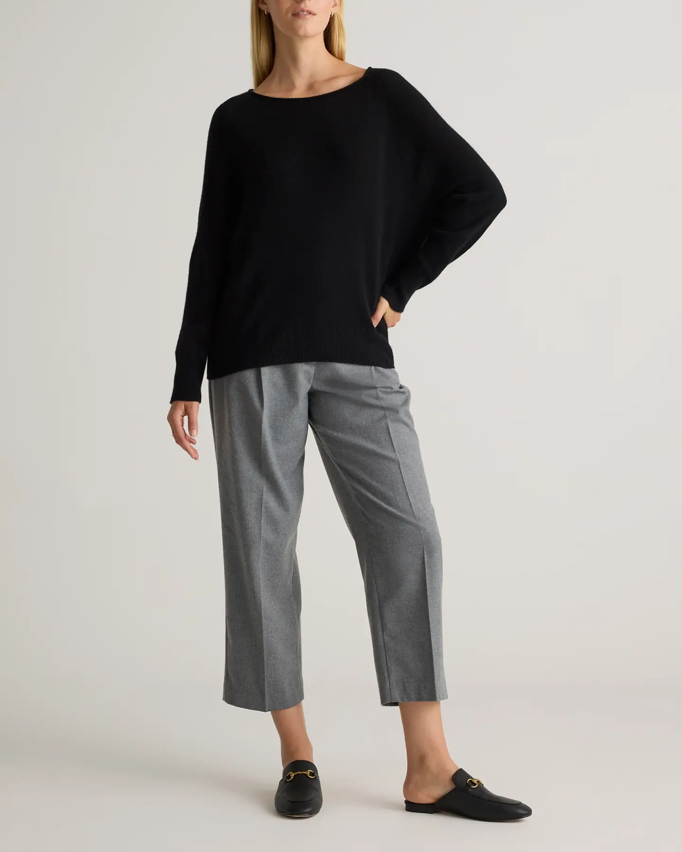 Off Shoulder Design Boatneck Sweater