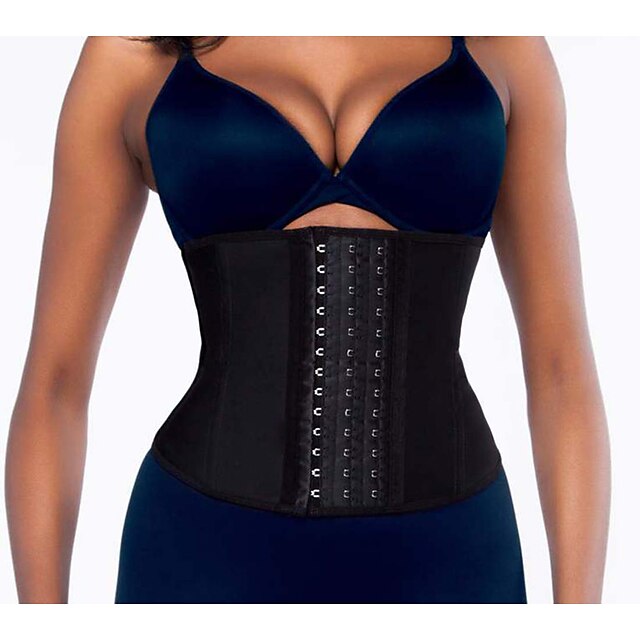 Body Shaper Sweat Waist Trainer Corset Sweat Shapewear Sports Spandex Neoprene Yoga Gym Workout Exercise & Fitness Tummy Control Slimming Weight Loss For Women