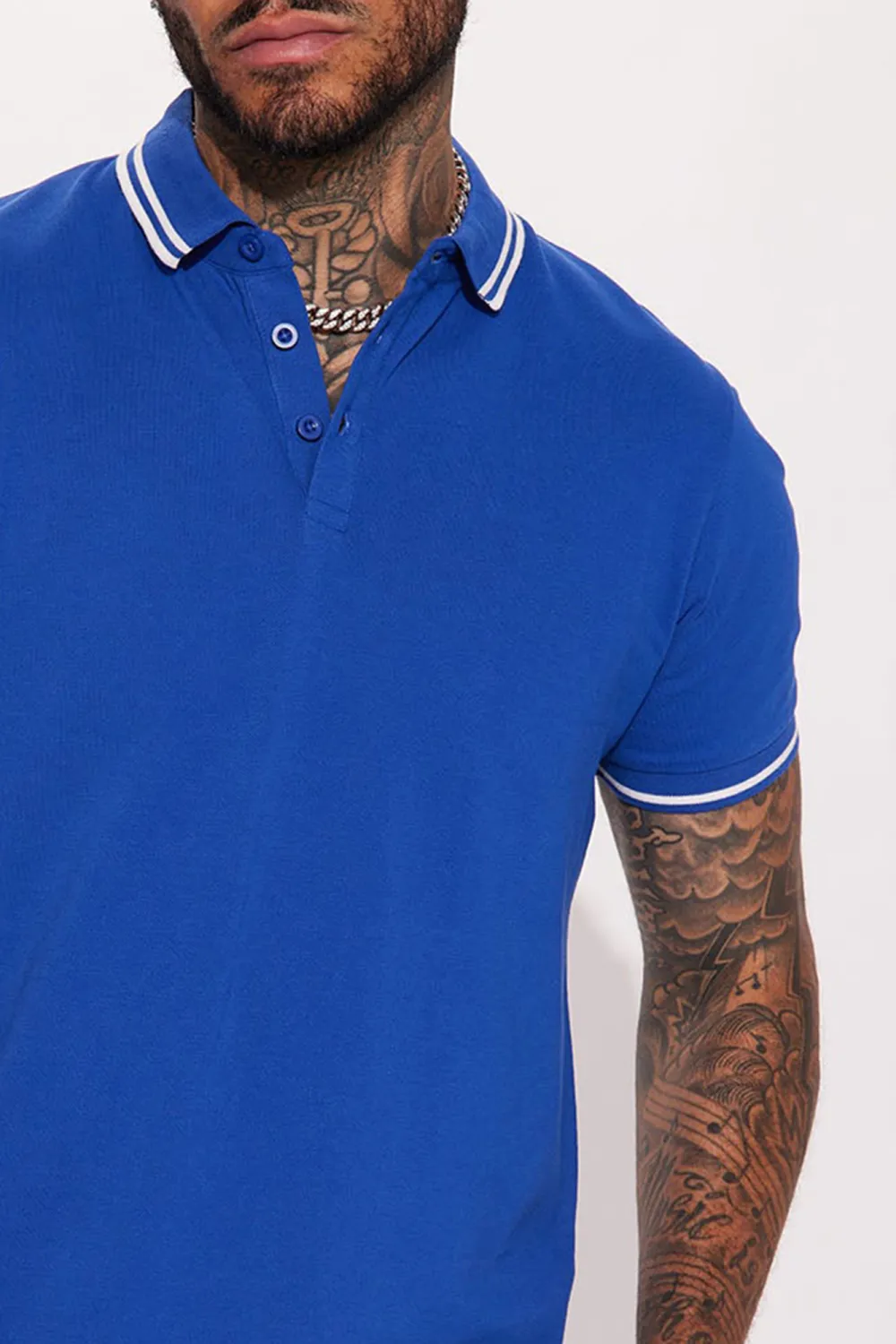 Wilson Short Sleeve Polo - Royal Blue