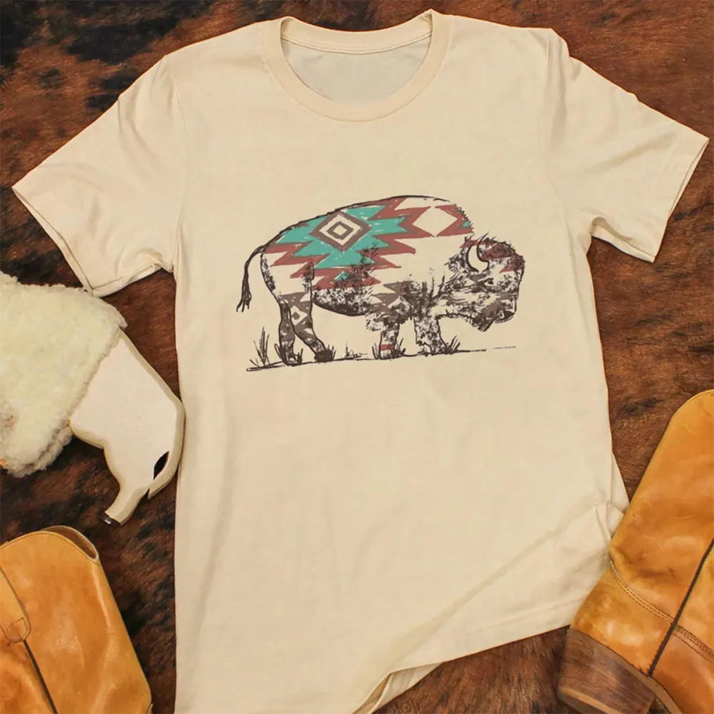 Buffalo Aztec T-Shirt