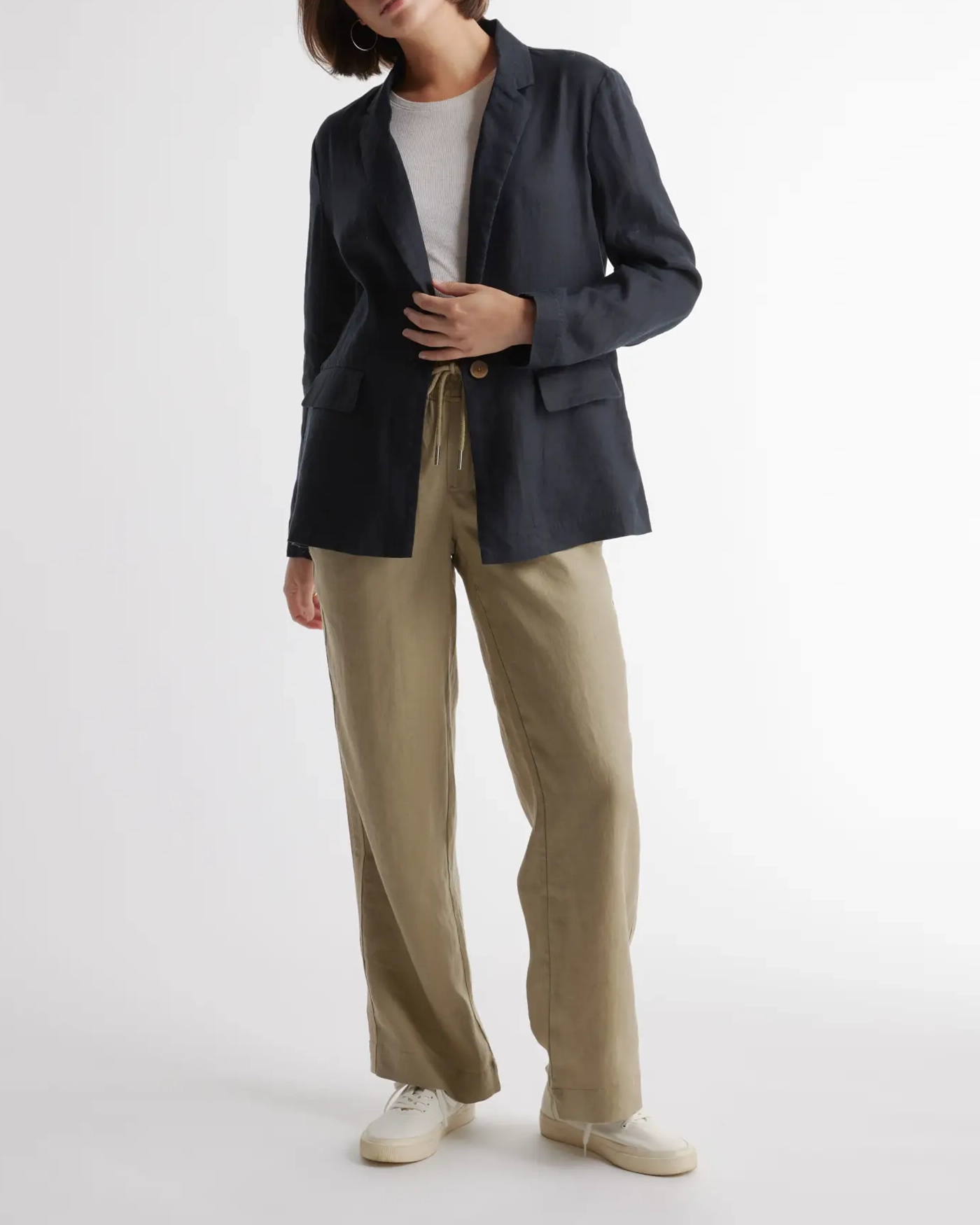 Daily European Linen Blazer