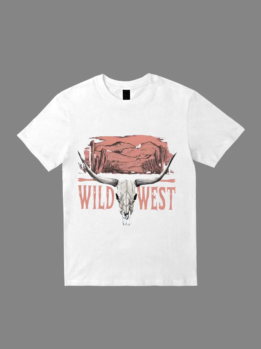 Wild West Desert Roads Graphic T-shirt