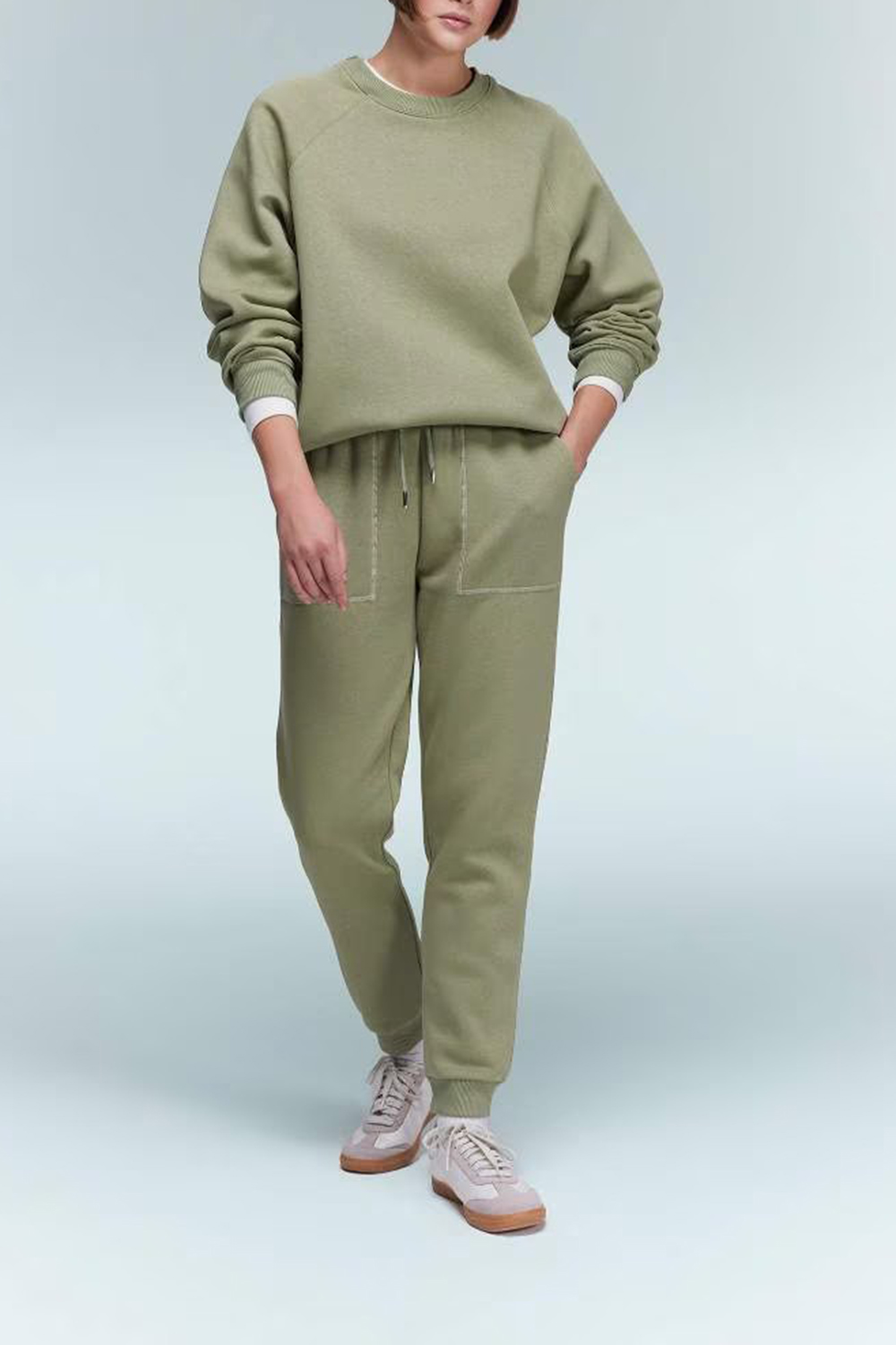 jogger Thick Sweatshirt Fabric Trousers