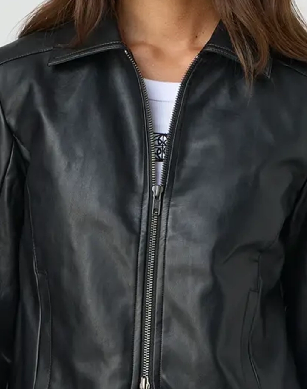 Faux Leather Jacket