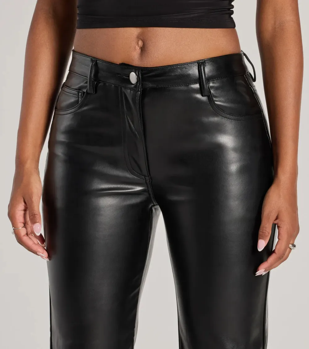 Ready For Glam Faux Leather Pants