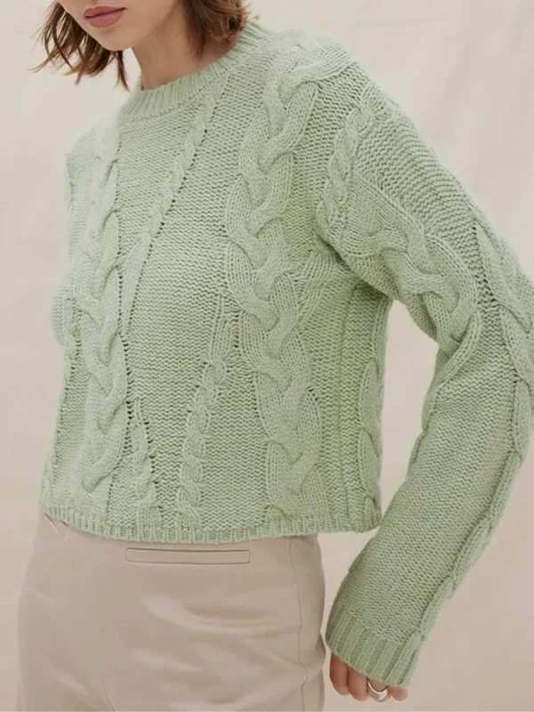 SOVERE STUDIO LINKED CABLE SWEATER