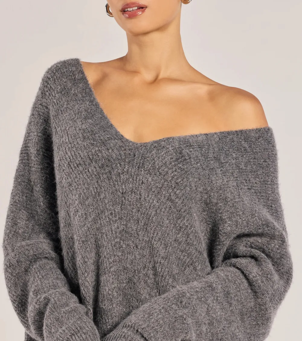 Effortless And Cozy Knit Long Sleeve Oversized Sweater