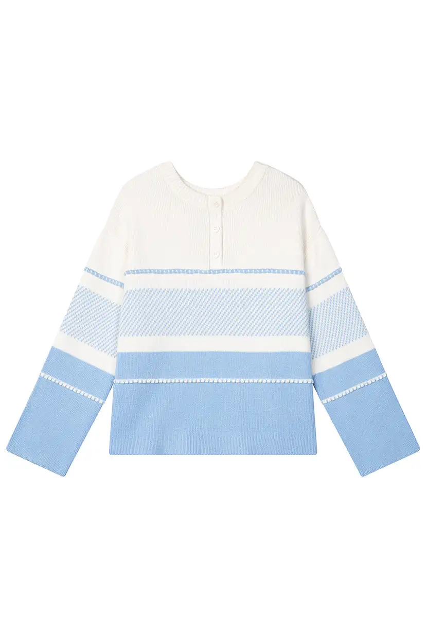 Evelyn Sweater - Dusty Blue