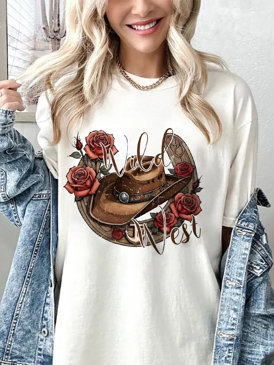 Floral Western Rodeo Tee