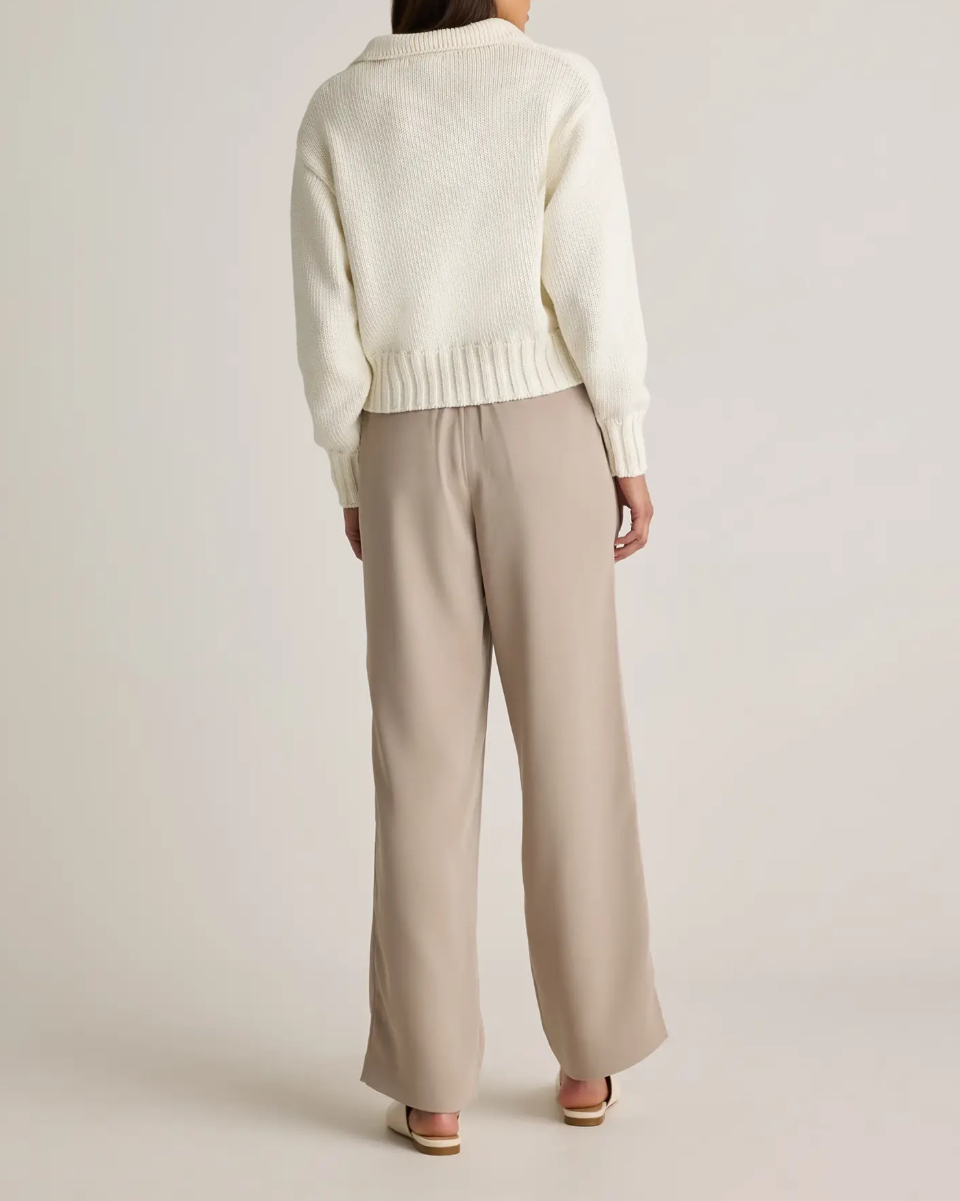 Pleated Wide Leg Pants