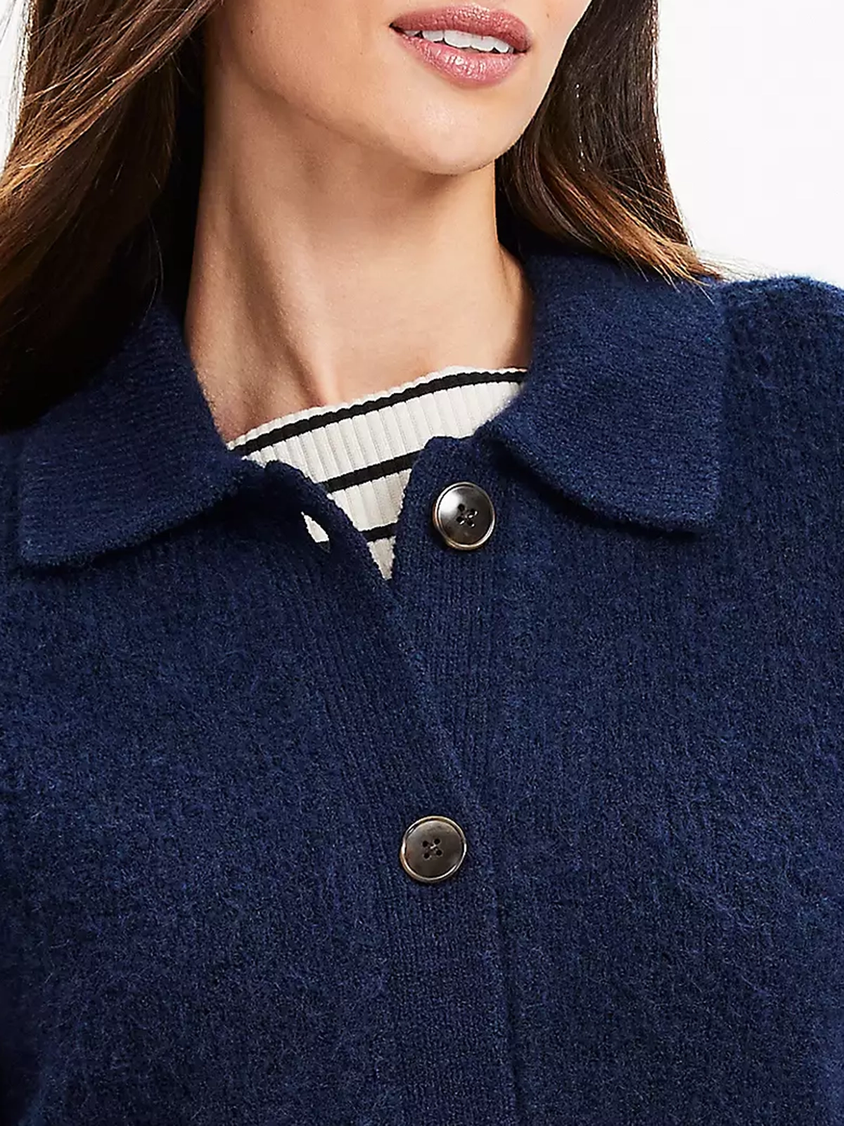 Collared Belted Cardigan