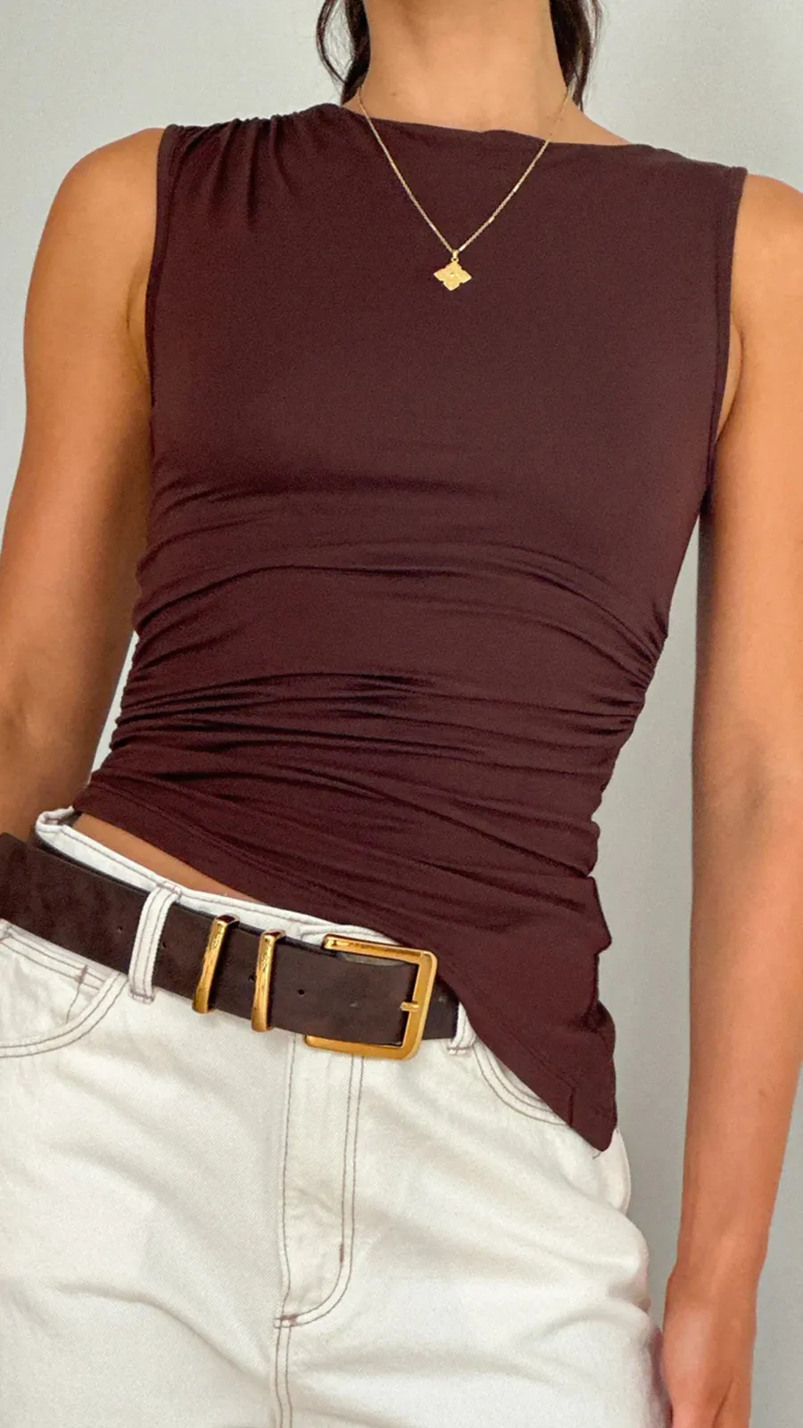 Soraia Top - Brown