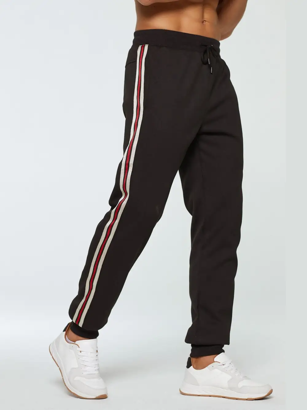 Teddy Lined Side Stripe Joggers