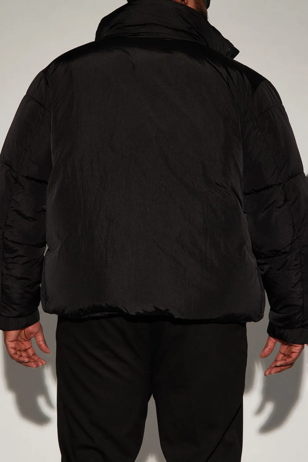 Fairmont Nylon Puffer Jacket - Black