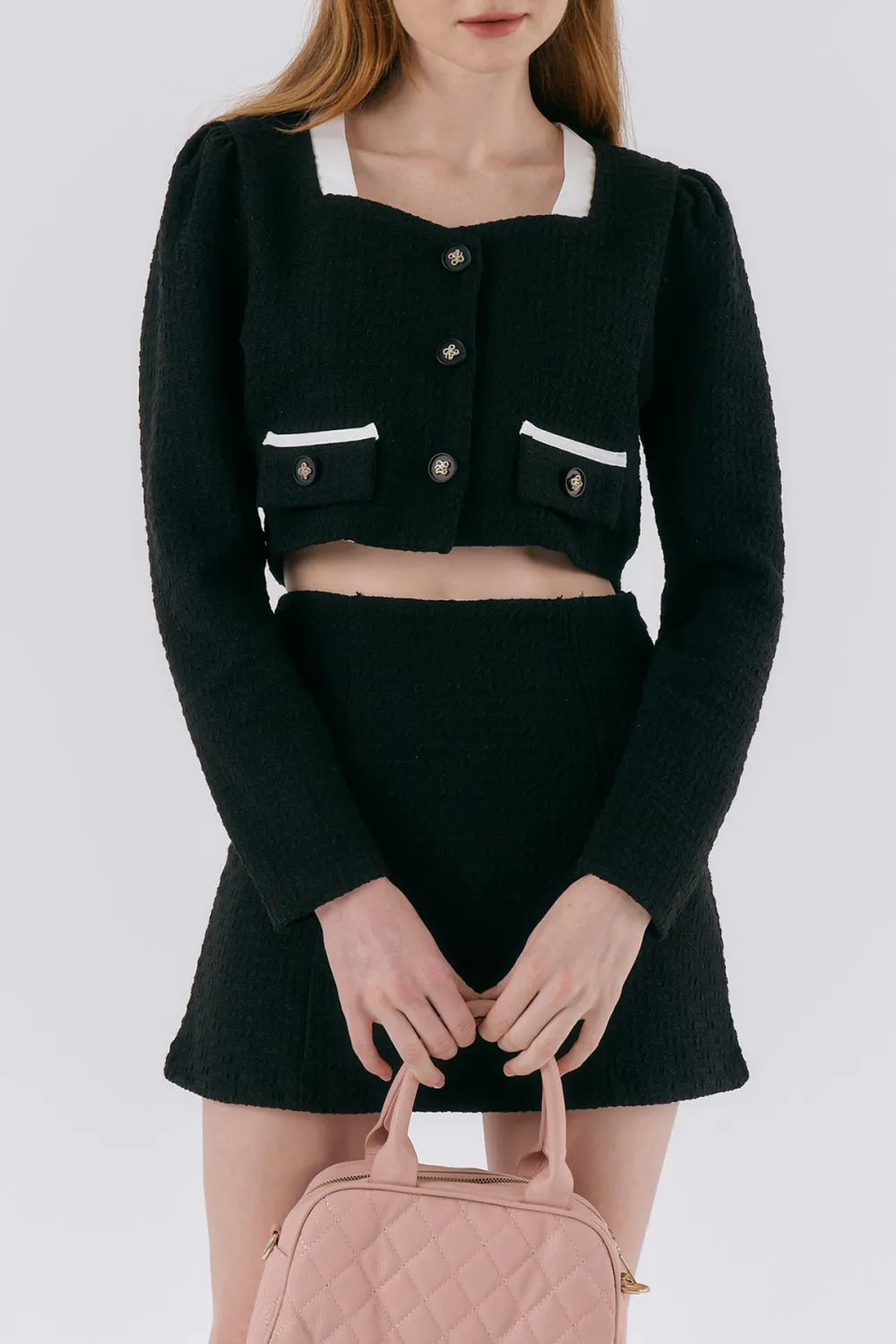 Ashley Tweed Cropped Jacket