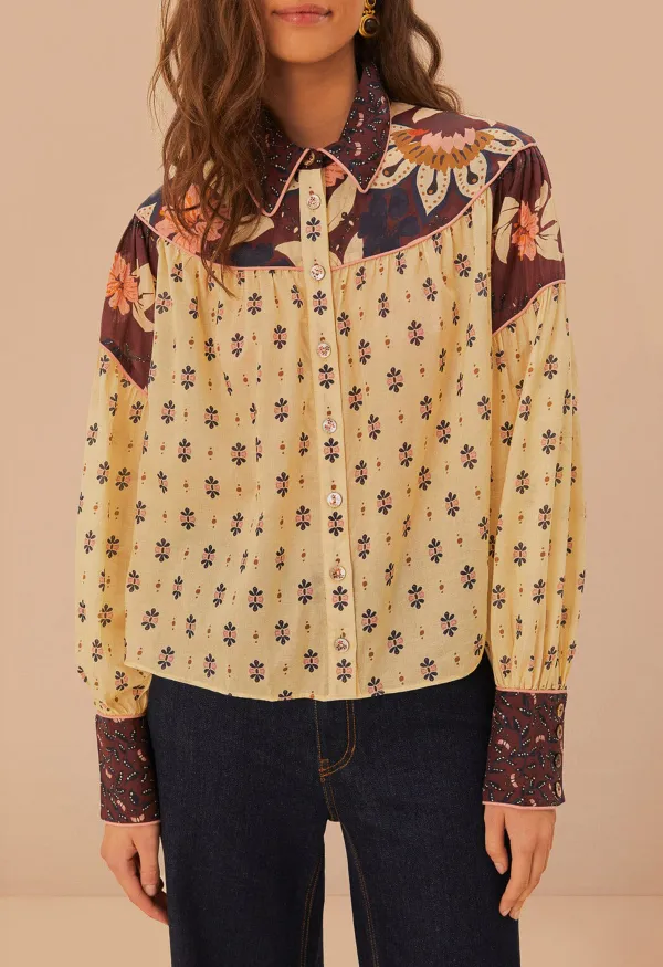 Long-Sleeved Printed Casual Shirt