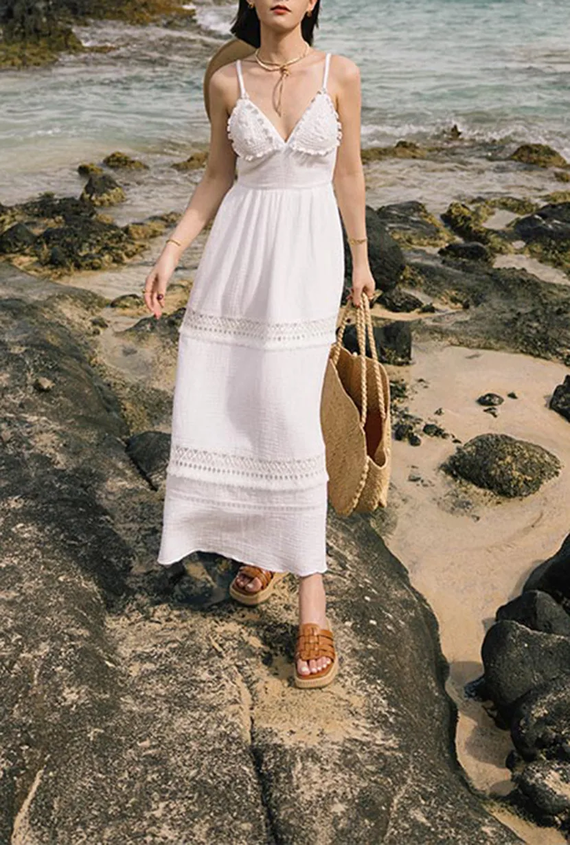 Imogene Dress - White Eyelet