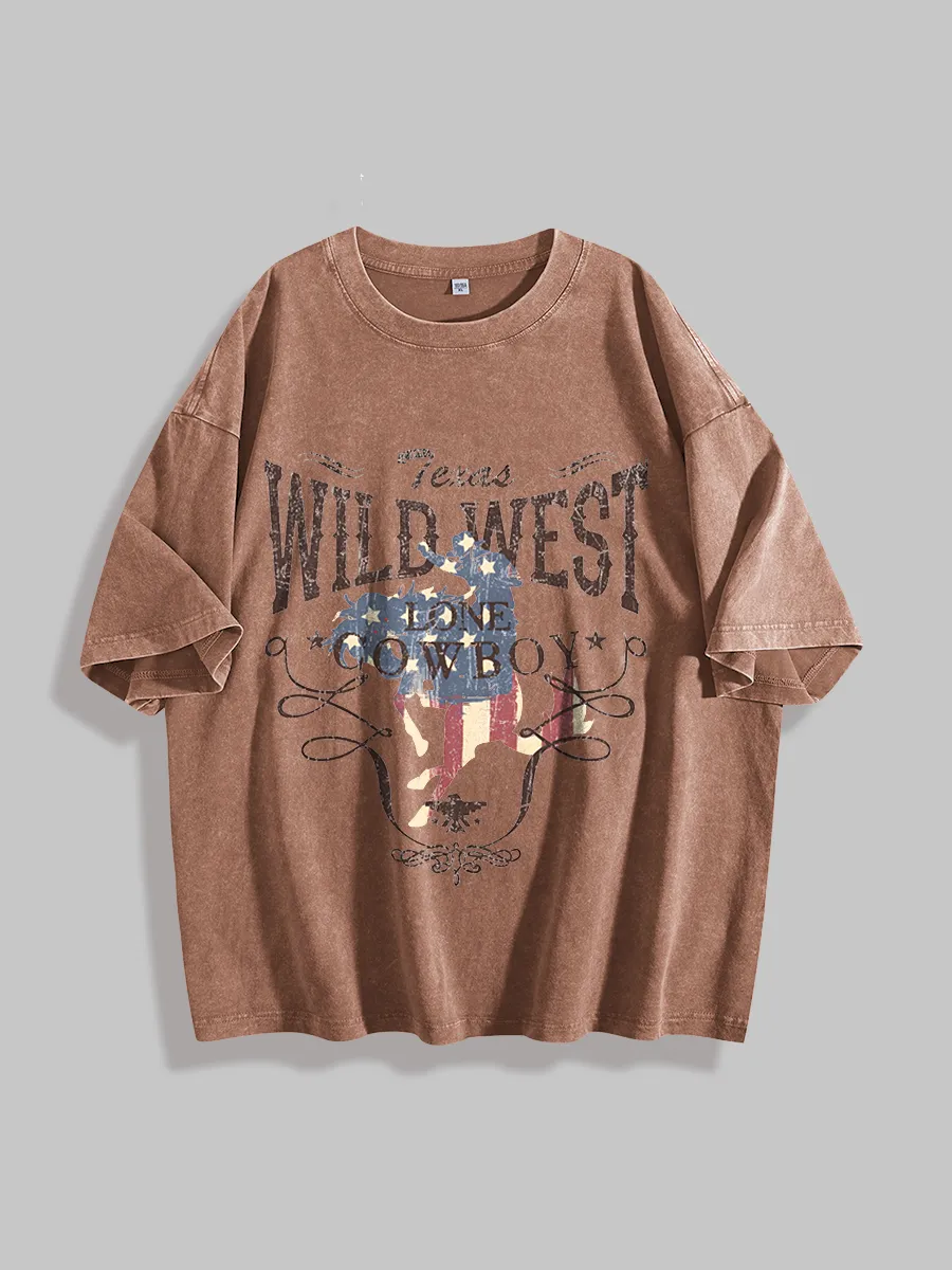 Texas Wild West Graphic Tank Tee