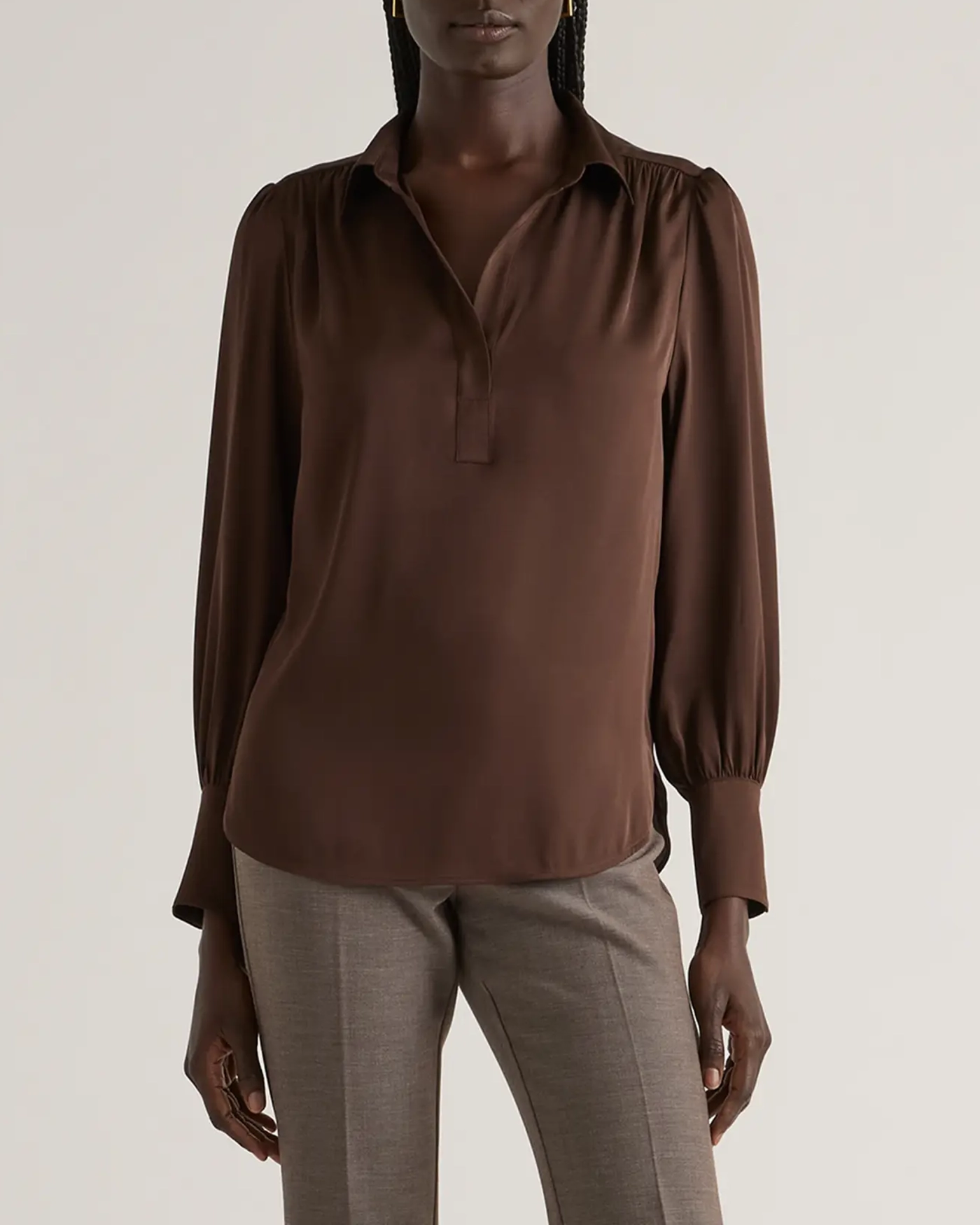 A Cross Between A Classic Polo And A Feminine Blouse