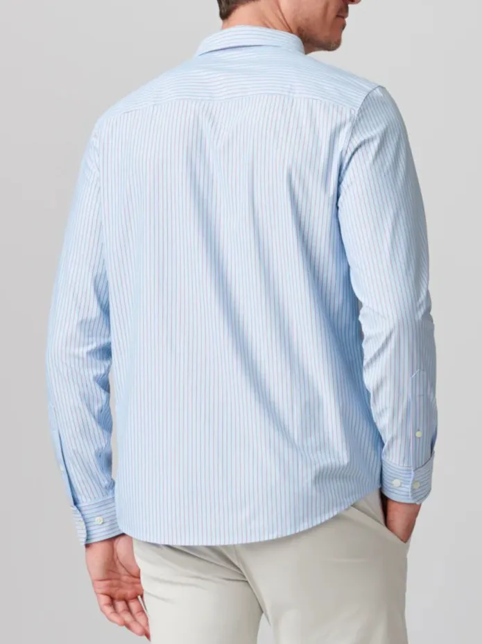 Men's Stretch Slim Fit Long Sleeve Shirts