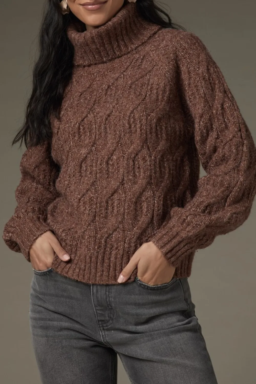 Aviana Cable Pullover Sweater