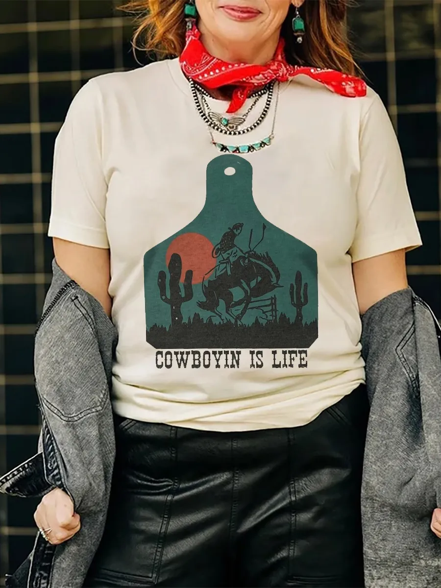 Cowboyin' Is Life Tee