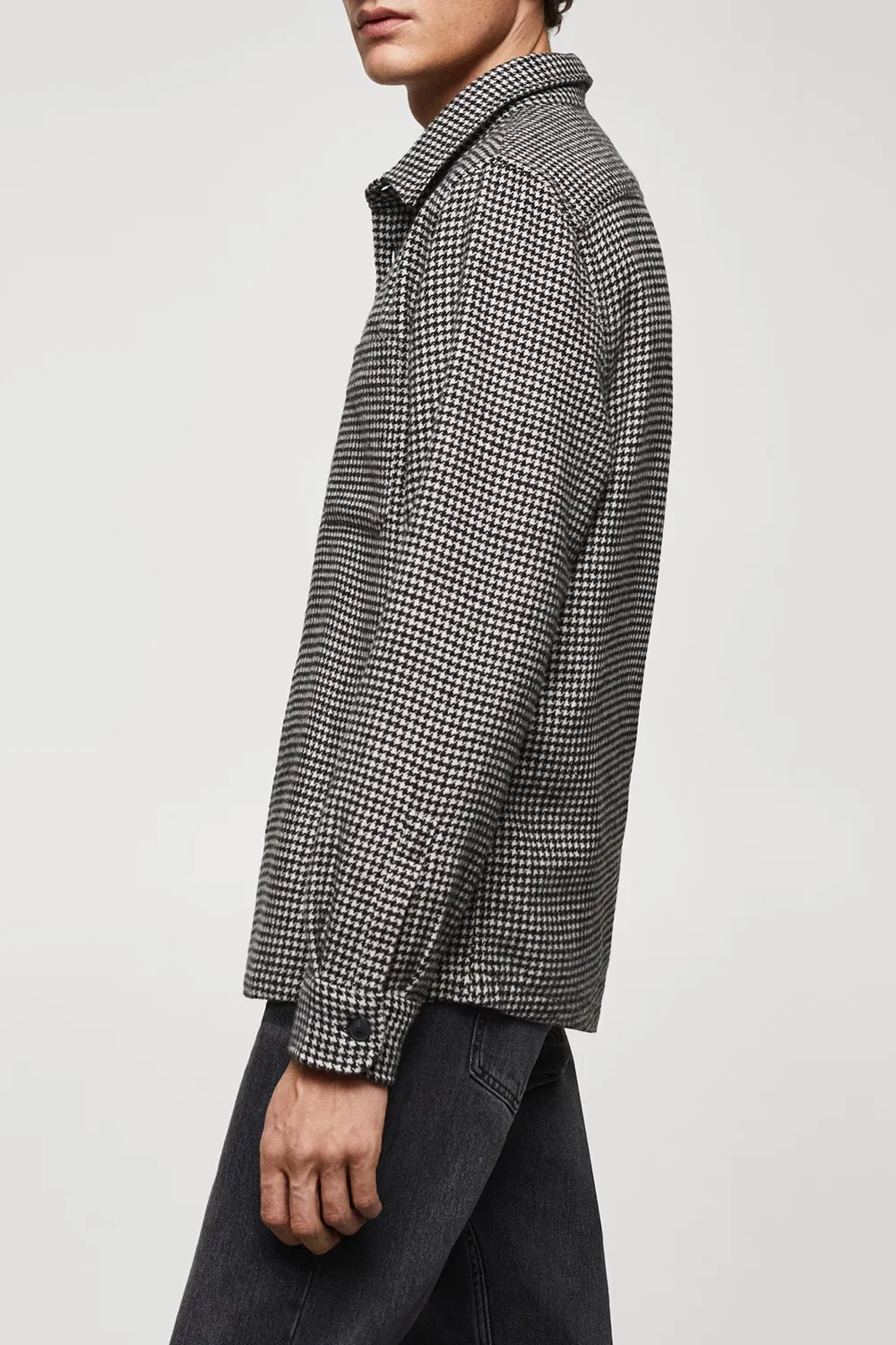 Houndstooth overshirt