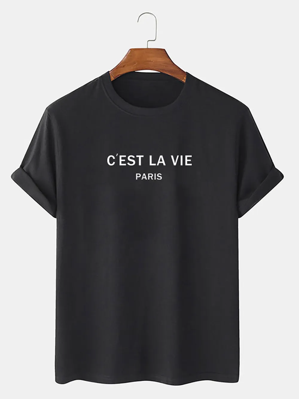 Paris Letter Print T-Shirt