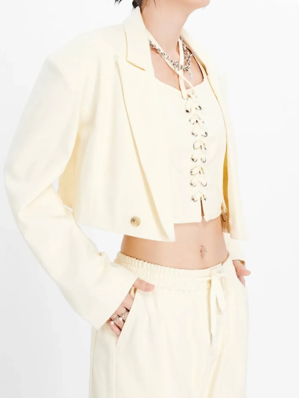 Cropped Blazer