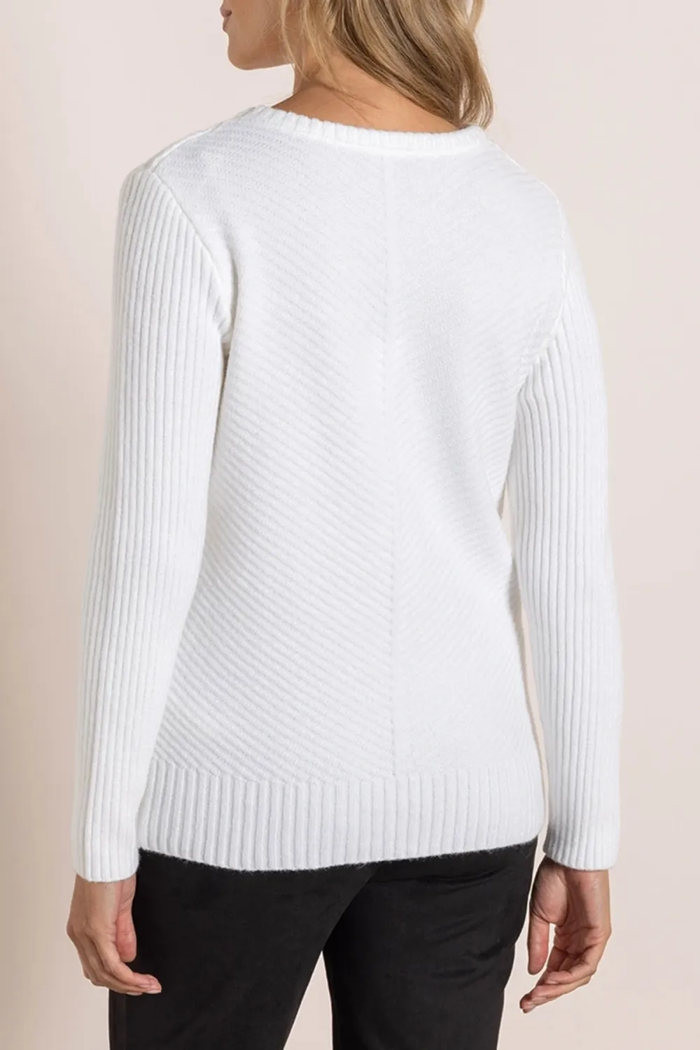 Ribbed Long Sleeve Jumper